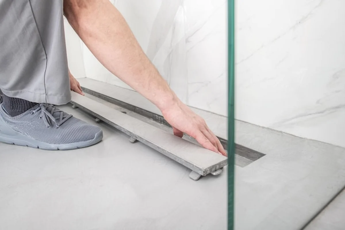 Wykończenie liniowego odpływu prysznicowego